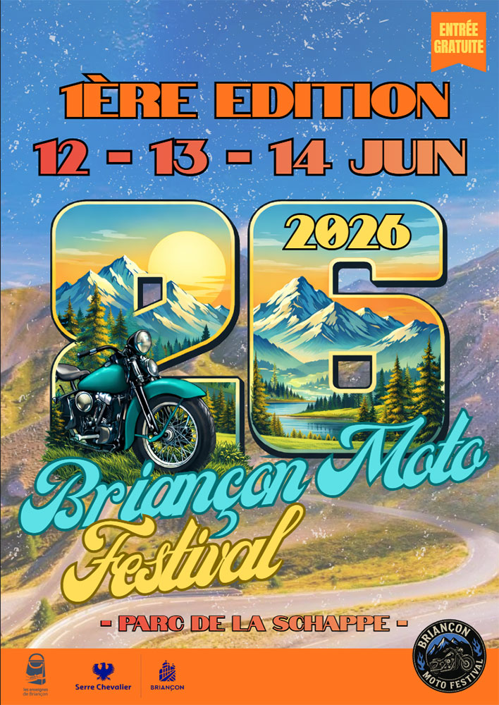 Affiche BRIANCON MOTO FESTIVAL