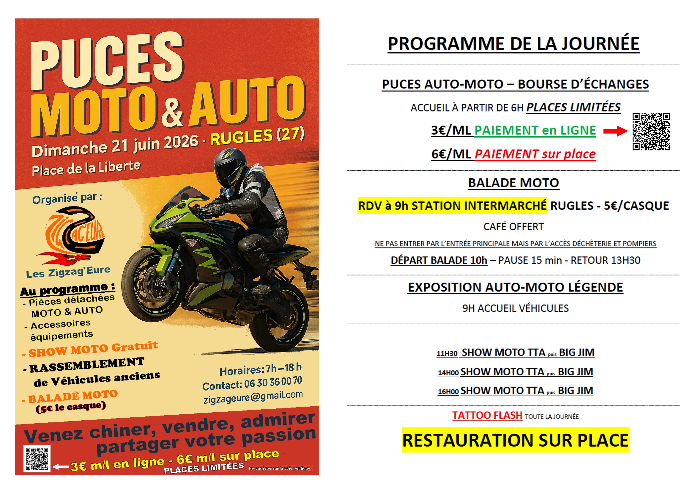 Affiche SHOW MOTO PUCES MOTO-AUTO