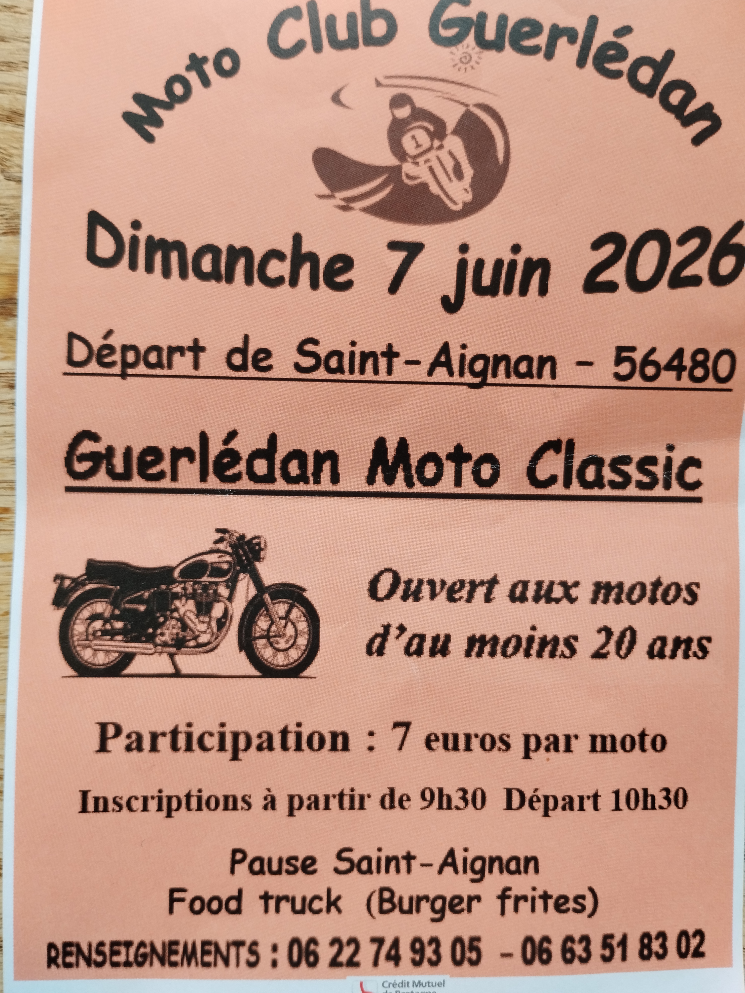 Affiche Guerlédan Moto Classic